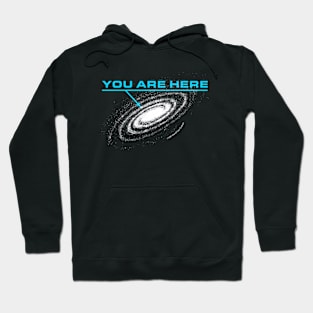 You are here: Milky Way galaxy Hoodie